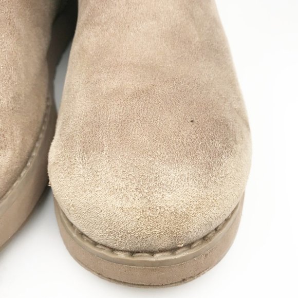 SKECHERS Keepsakes 2.0 Upland Natural Suede Fur Lined Winter Boots Womens 11 - Picture 6 of 14